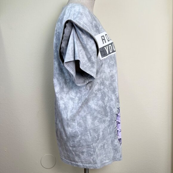 HONEYCUBE Rolling Stones Voodoo Lounge Graphic Tee With Zippered Sleeves Medium - Picture 4 of 8